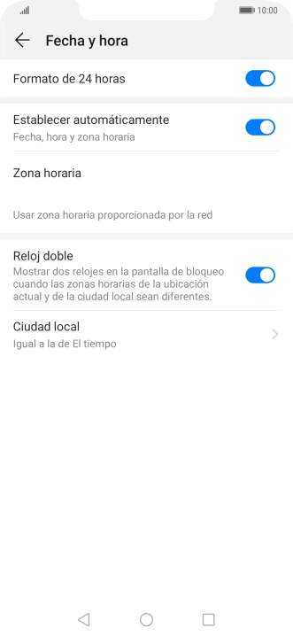 Pulsa la tecla de inicio para terminar y regresar a la pantalla de inicio.