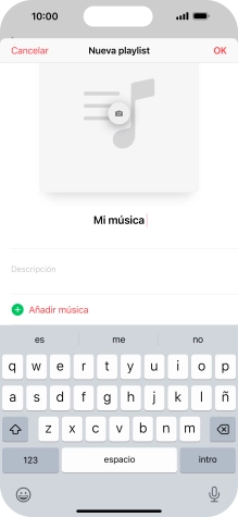 Pulsa Añadir música.