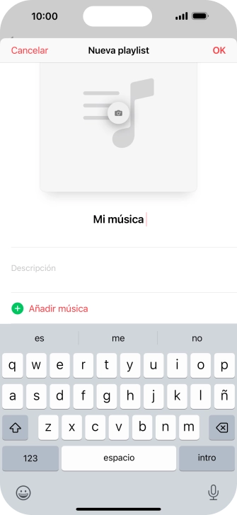 Pulsa Añadir música.