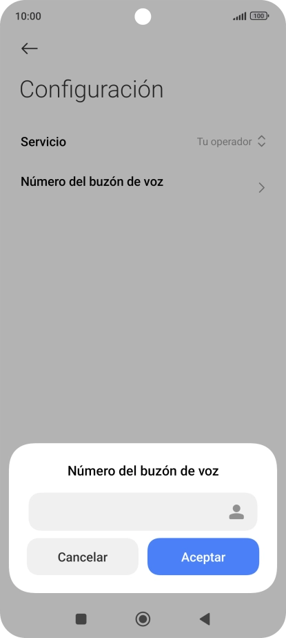 Introduce 22177 y pulsa Aceptar.