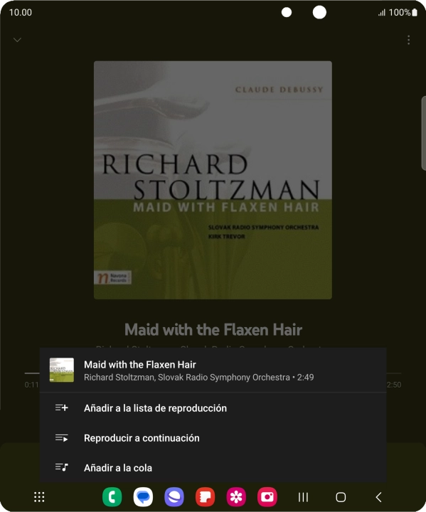 Pulsa Añadir a la lista de reproducción.