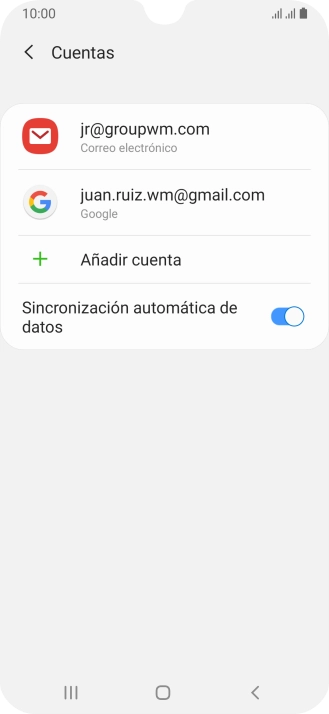 Pulsa la tecla de inicio para regresar a la pantalla de inicio.