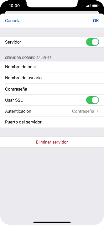Pulsa el indicador junto a 
