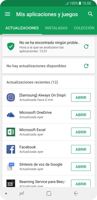 Pulsa INSTALADAS.