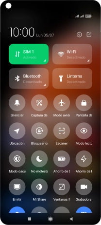 Pulsa Ahorro de batería para activar la función.