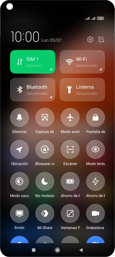 Pulsa Ahorro de batería para activar la función.