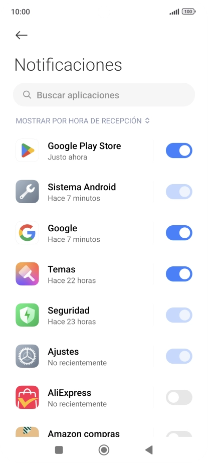 Pulsa la app deseada.
