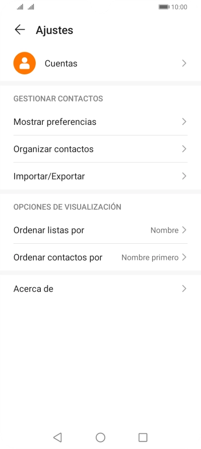 Pulsa Importar/Exportar.