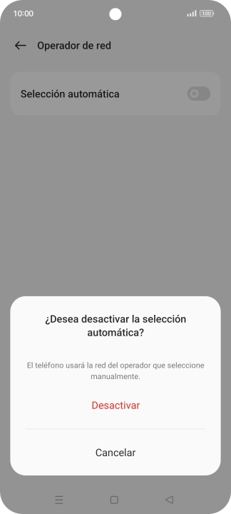 Pulsa Desactivar.