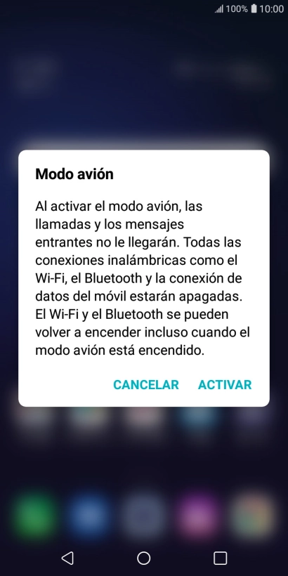 Si activas la función, pulsa ACTIVAR.