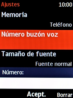 Introduce 22177 y pulsa la tecla de navegación.