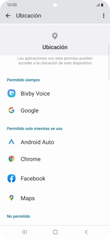 Pulsa la app deseada.