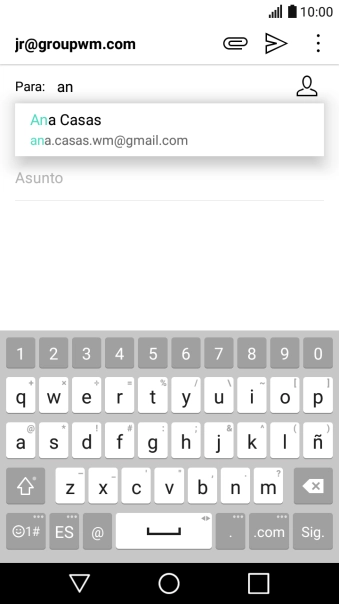 Pulsa el contacto deseado.