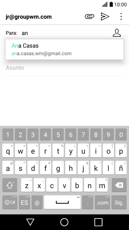 Pulsa el contacto deseado.