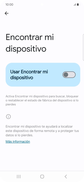 Pulsa el indicador junto a 