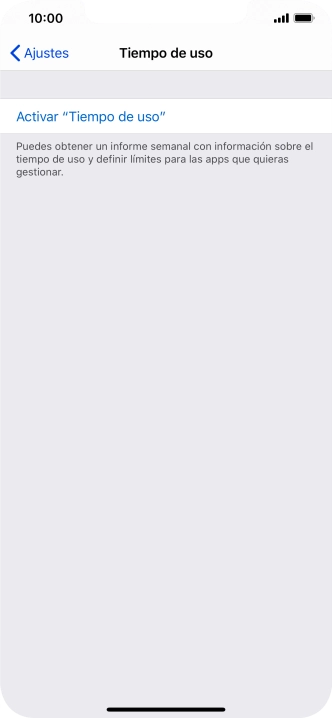 Desliza el dedo hacia arriba desde la parte inferior de la pantalla para terminar y volver a la pantalla de inicio.