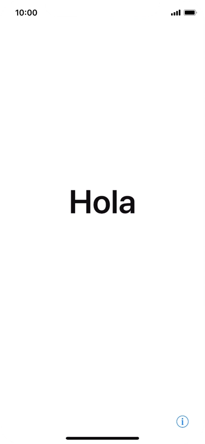 Desliza el dedo hacia arriba desde la parte inferior de la pantalla.