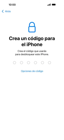 Pulsa Opciones de código.