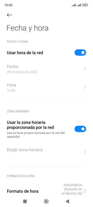 Pulsa la tecla de inicio para terminar y regresar a la pantalla de inicio.