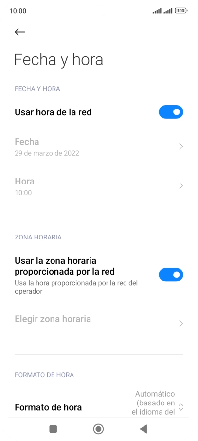 Pulsa la tecla de inicio para terminar y regresar a la pantalla de inicio.