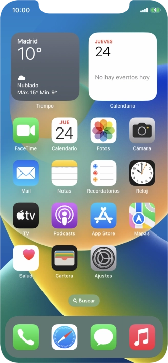 Cuando el icono de carga de batería aparece en la pantalla, el teléfono se está cargando.
