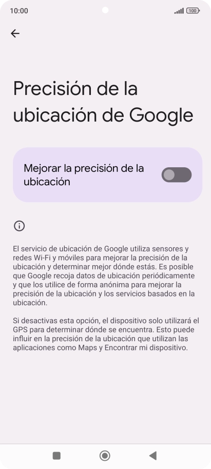 Si pulsas el indicador junto a 