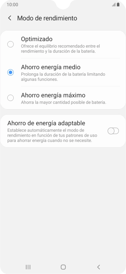 Pulsa la tecla de inicio para terminar y regresar a la pantalla de inicio.