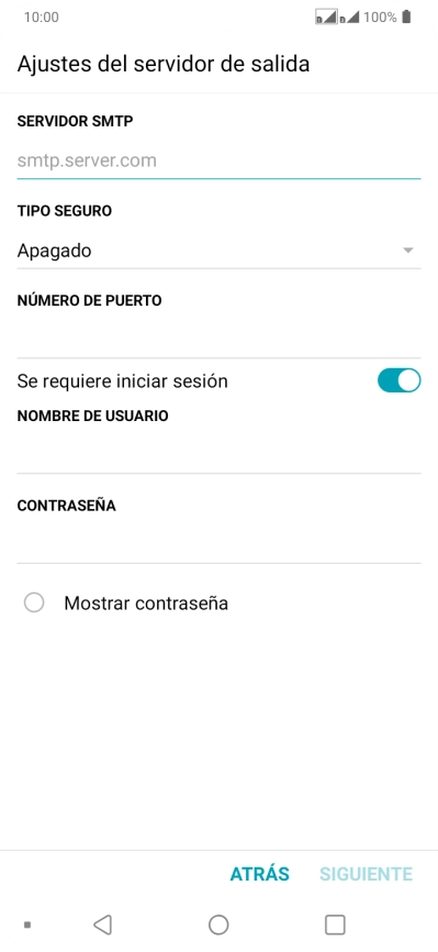 Pulsa en el campo bajo 