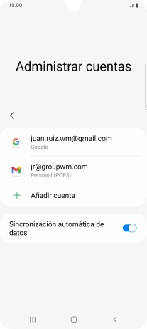 Pulsa la tecla de inicio para terminar y regresar a la pantalla de inicio.