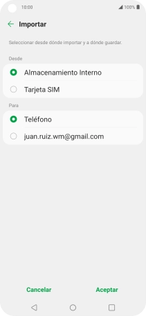 Pulsa el nombre de la tarjeta SIM.