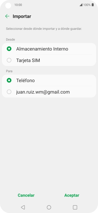 Pulsa el nombre de la tarjeta SIM.