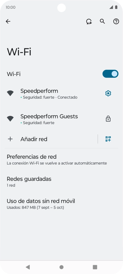 Pulsa la tecla de inicio para terminar y regresar a la pantalla de inicio.
