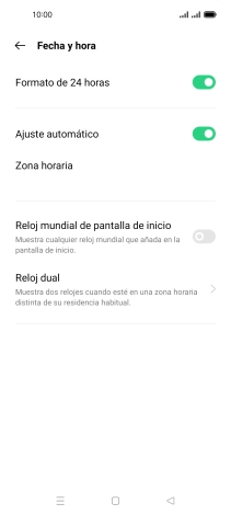 Pulsa la tecla de inicio para terminar y regresar a la pantalla de inicio.