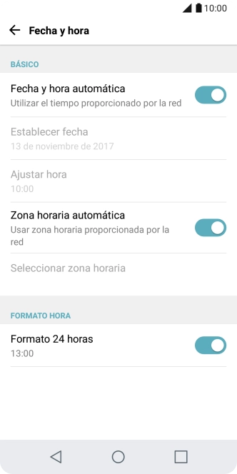 Pulsa la tecla de inicio para terminar y regresar a la pantalla de inicio.