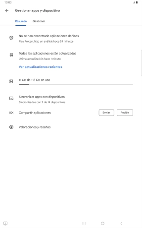 Pulsa Gestionar.