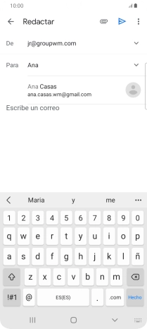 Pulsa el contacto deseado.