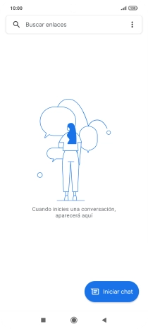 Pulsa Iniciar chat.