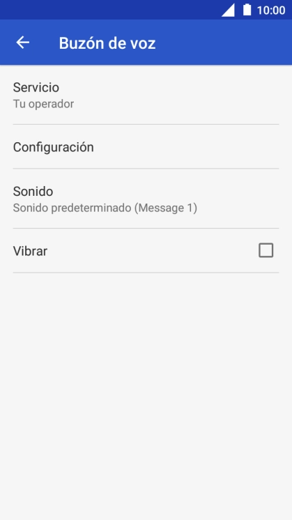 Pulsa Configuración.