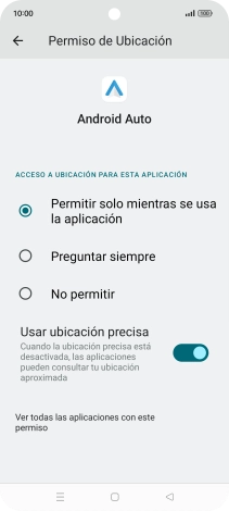 Pulsa el ajuste deseado.
