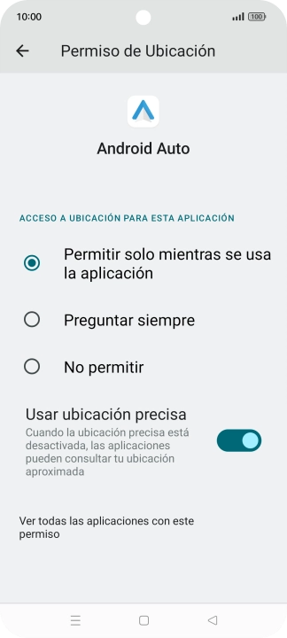 Pulsa el ajuste deseado.