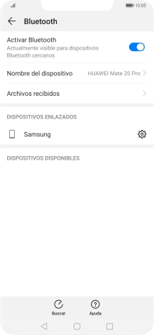 Pulsa la tecla de inicio para terminar y regresar a la pantalla de inicio.