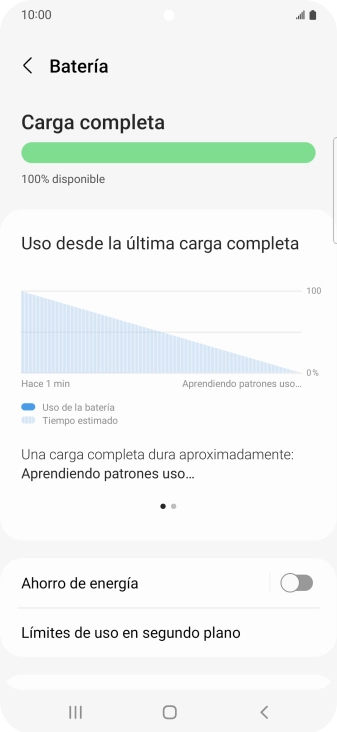 Pulsa Ahorro de energía.