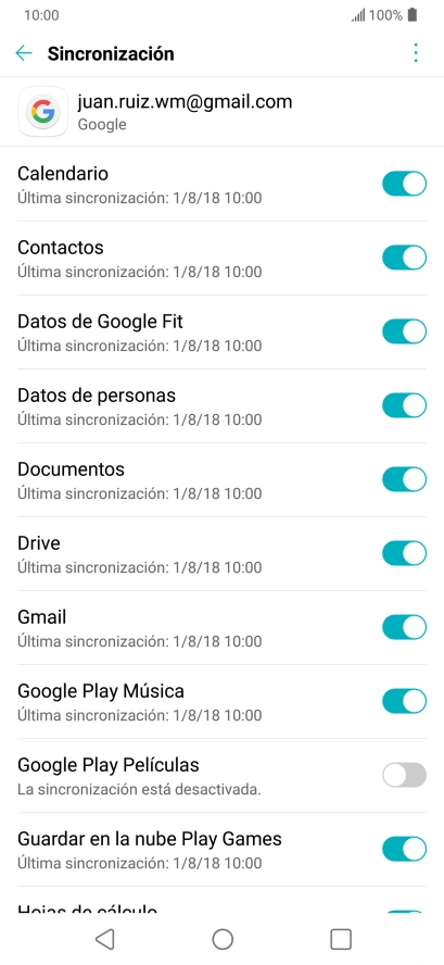 Pulsa la tecla de inicio para terminar y regresar a la pantalla de inicio.