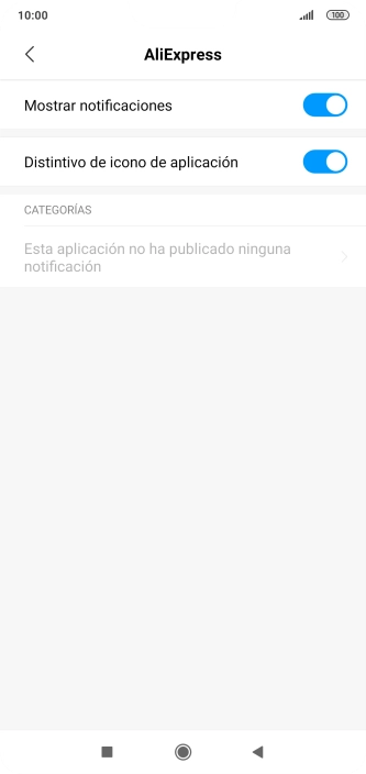 Pulsa el indicador junto a 