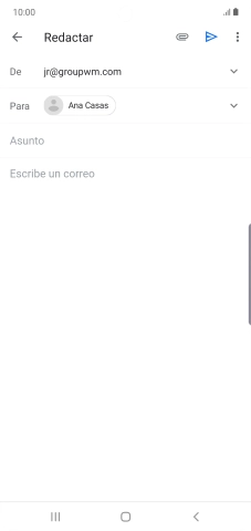 Pulsa Asunto e introduce el asunto deseado.