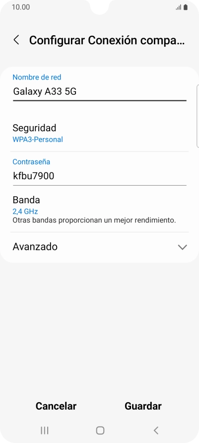 Pulsa en el campo bajo 
