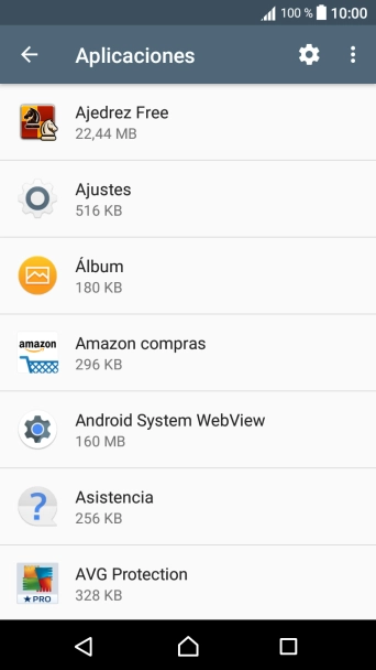 Pulsa la app deseada.