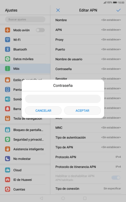 Introduce wap125 y pulsa ACEPTAR.