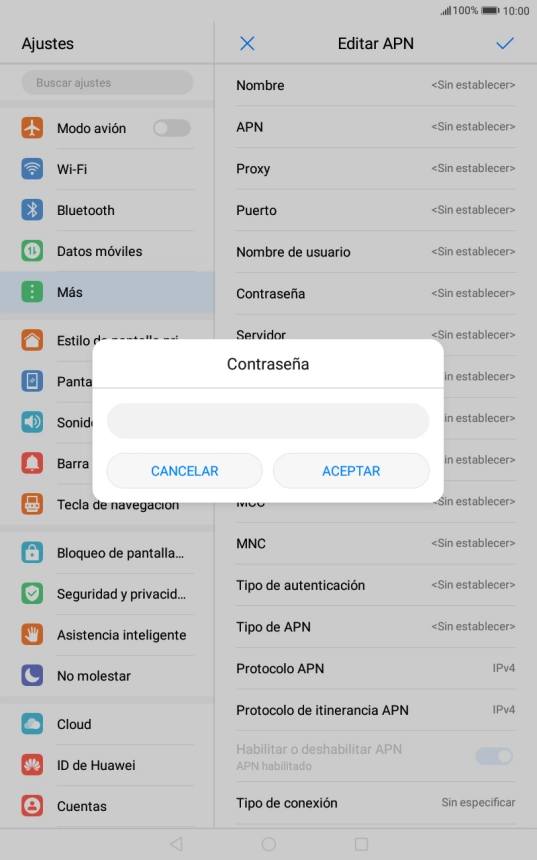 Introduce wap125 y pulsa ACEPTAR.