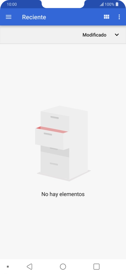 Desliza el dedo hacia la derecha desde la parte izquierda de la pantalla.